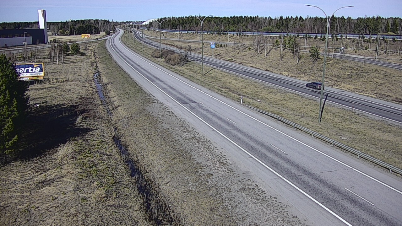 Weather Camera Image Väg 4 Kempele, Zatelliitti, Oulu, Pohjois-Pohjanmaa