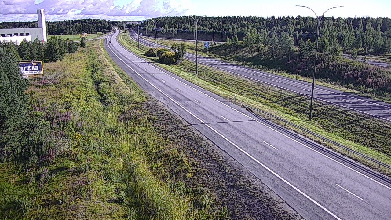 Weather Camera Image Väg 4 Kempele, Zatelliitti, Oulu, Pohjois-Pohjanmaa