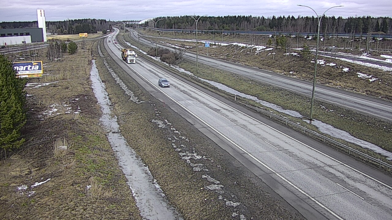 Weather Camera Image Road 4 Kempele, Zatelliitti, Oulu, Pohjois-Pohjanmaa