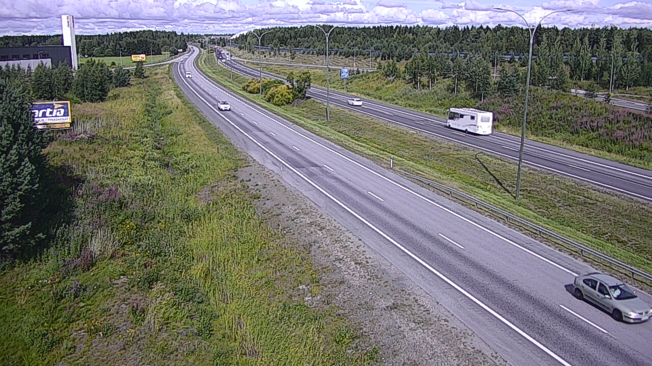 Weather Camera Image Road 4 Kempele, Zatelliitti, Oulu, Pohjois-Pohjanmaa