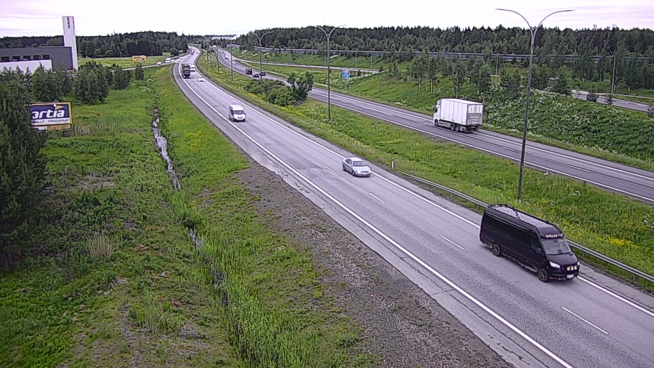 Weather Camera Image Road 4 Kempele, Zatelliitti, Oulu, Pohjois-Pohjanmaa