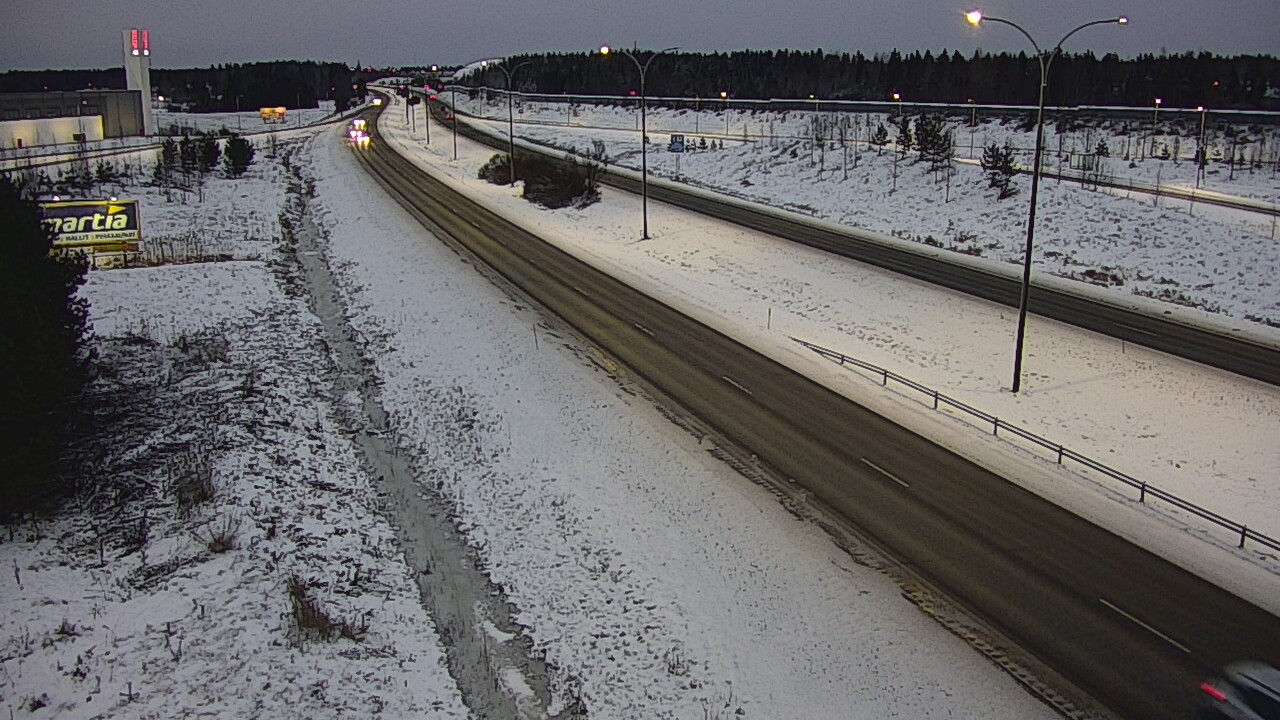 Kelikamerat Kuva Tie 4 Kempele, Zatelliitti, Oulu, Pohjois-Pohjanmaa