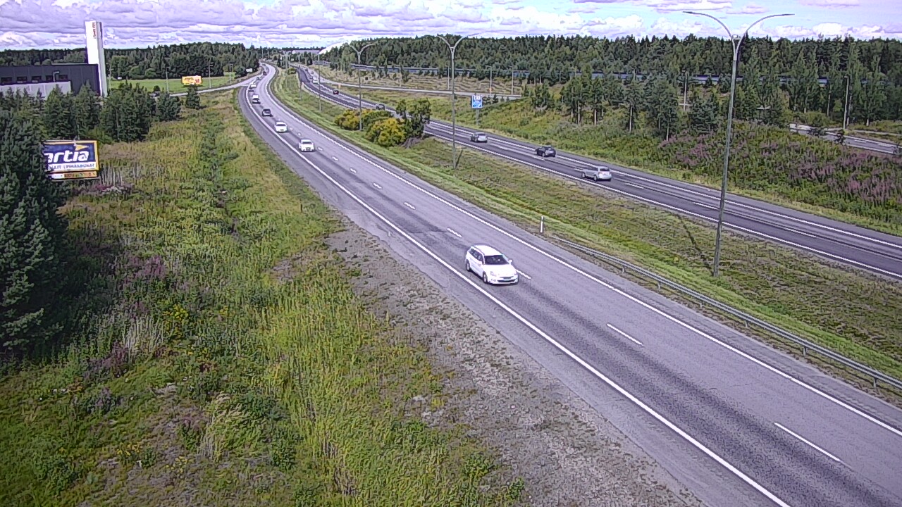Weather Camera Image Road 4 Kempele, Zatelliitti, Oulu, Pohjois-Pohjanmaa