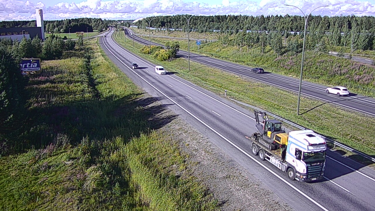 Kelikamerat Kuva Tie 4 Kempele, Zatelliitti, Oulu, Pohjois-Pohjanmaa