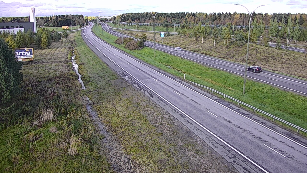 Weather Camera Image Road 4 Kempele, Zatelliitti, Oulu, Pohjois-Pohjanmaa
