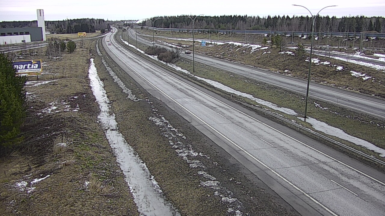 Weather Camera Image Road 4 Kempele, Zatelliitti, Oulu, Pohjois-Pohjanmaa