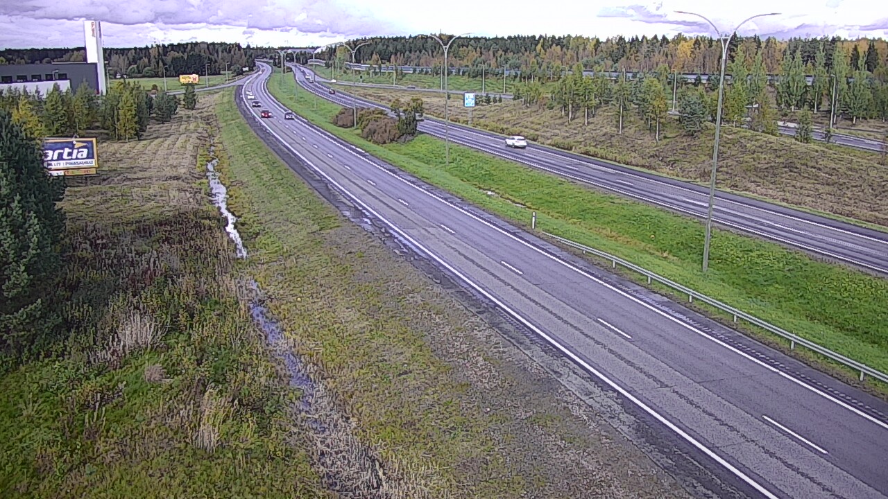 Weather Camera Image Road 4 Kempele, Zatelliitti, Oulu, Pohjois-Pohjanmaa