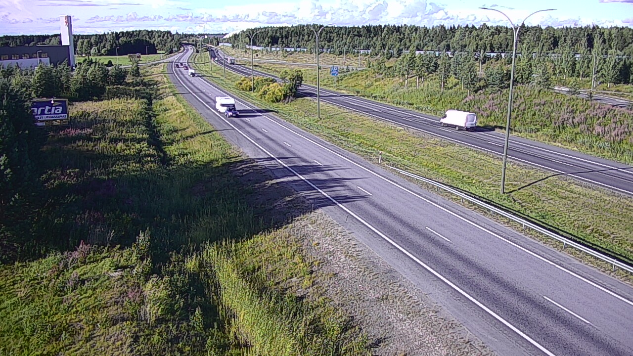 Kelikamerat Kuva Tie 4 Kempele, Zatelliitti, Oulu, Pohjois-Pohjanmaa