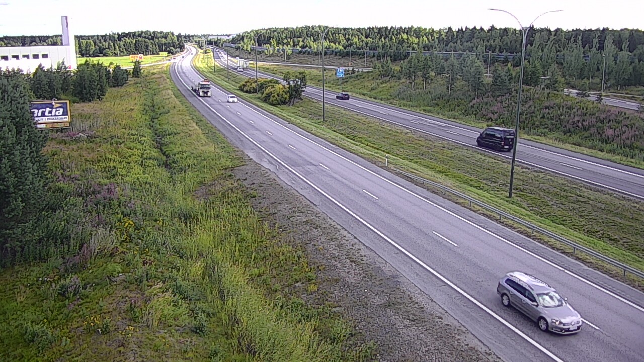 Kelikamerat Kuva Tie 4 Kempele, Zatelliitti, Oulu, Pohjois-Pohjanmaa