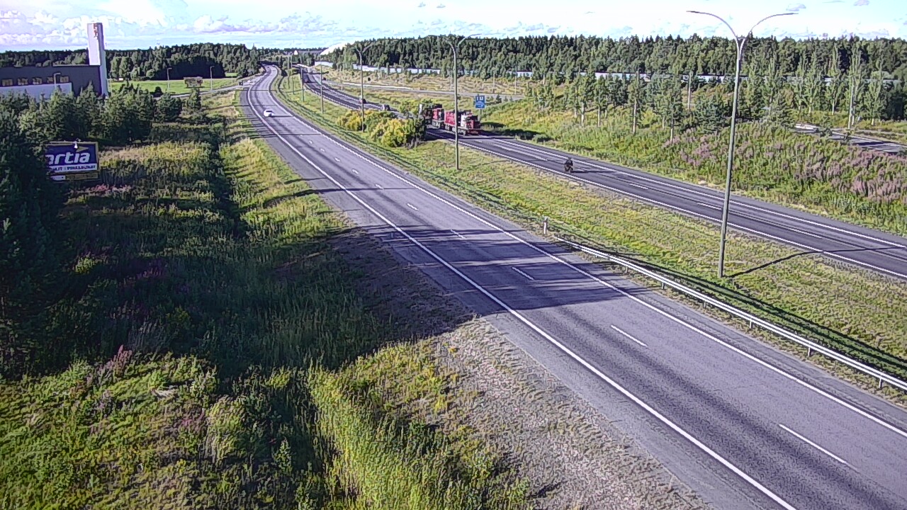Kelikamerat Kuva Tie 4 Kempele, Zatelliitti, Oulu, Pohjois-Pohjanmaa