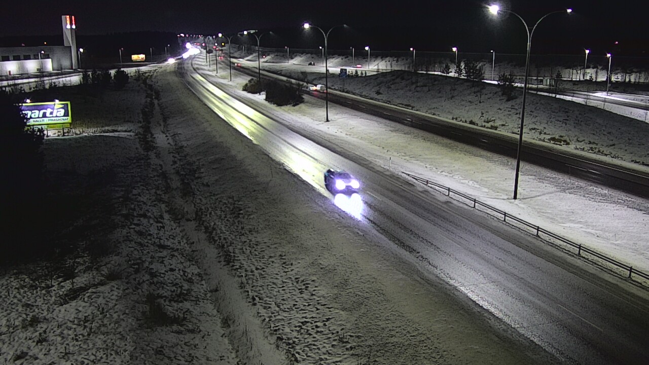 Weather Camera Image Road 4 Kempele, Zatelliitti, Oulu, Pohjois-Pohjanmaa