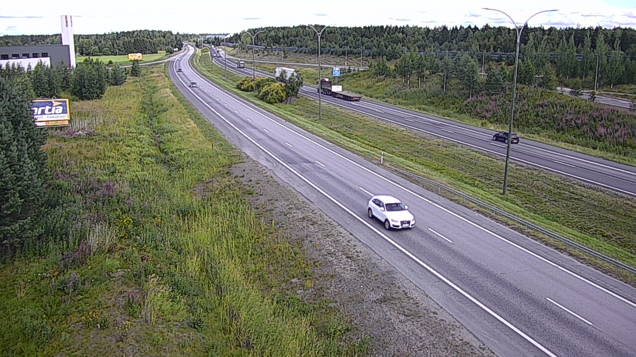 Weather Camera Image Väg 4 Kempele, Zatelliitti, Oulu, Pohjois-Pohjanmaa