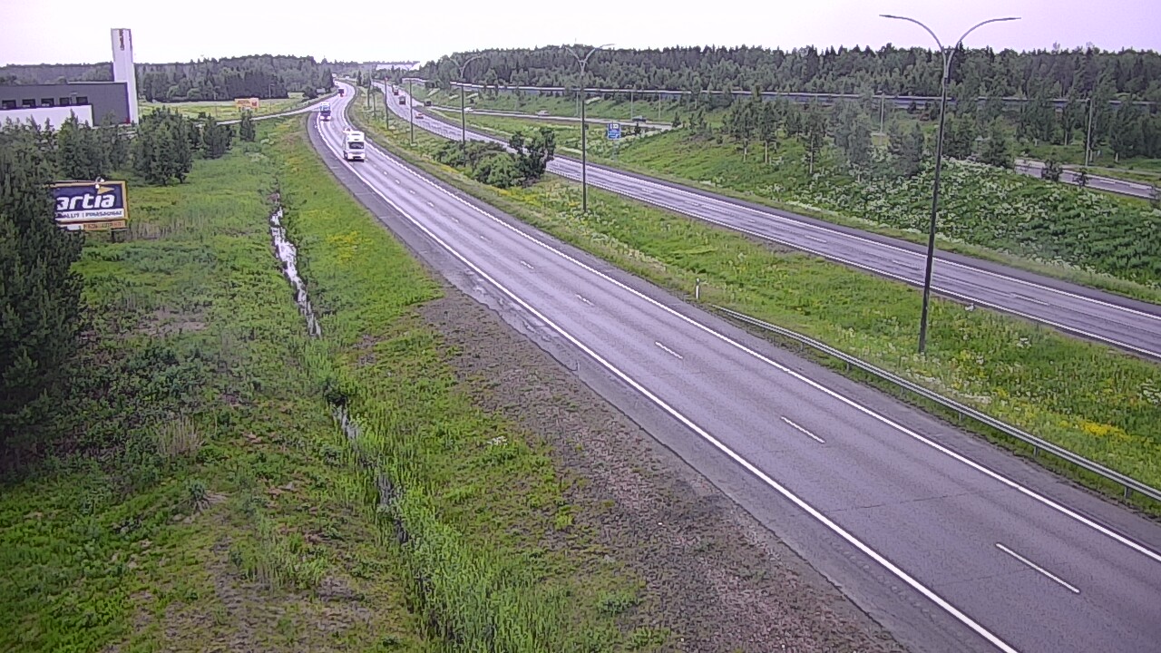 Kelikamerat Kuva Tie 4 Kempele, Zatelliitti, Oulu, Pohjois-Pohjanmaa