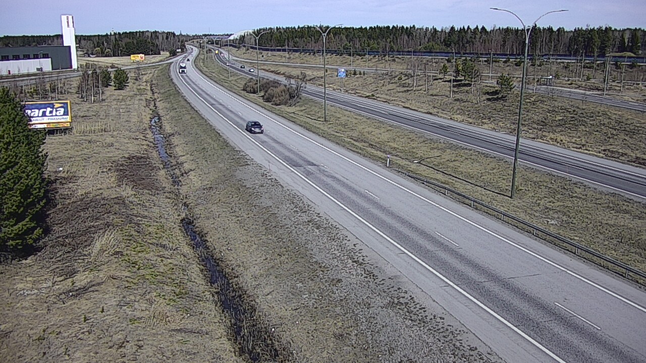Weather Camera Image Väg 4 Kempele, Zatelliitti, Oulu, Pohjois-Pohjanmaa