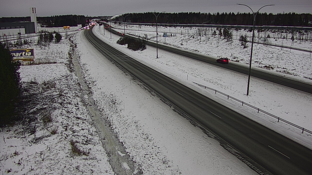 Kelikamerat Kuva Tie 4 Kempele, Zatelliitti, Oulu, Pohjois-Pohjanmaa
