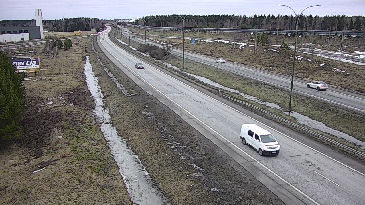 Weather Camera Image Road 4 Kempele, Zatelliitti, Oulu, Pohjois-Pohjanmaa