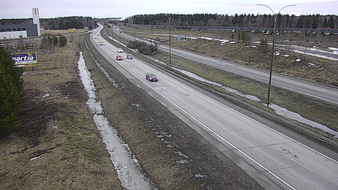 Weather Camera Image Road 4 Kempele, Zatelliitti, Oulu, Pohjois-Pohjanmaa