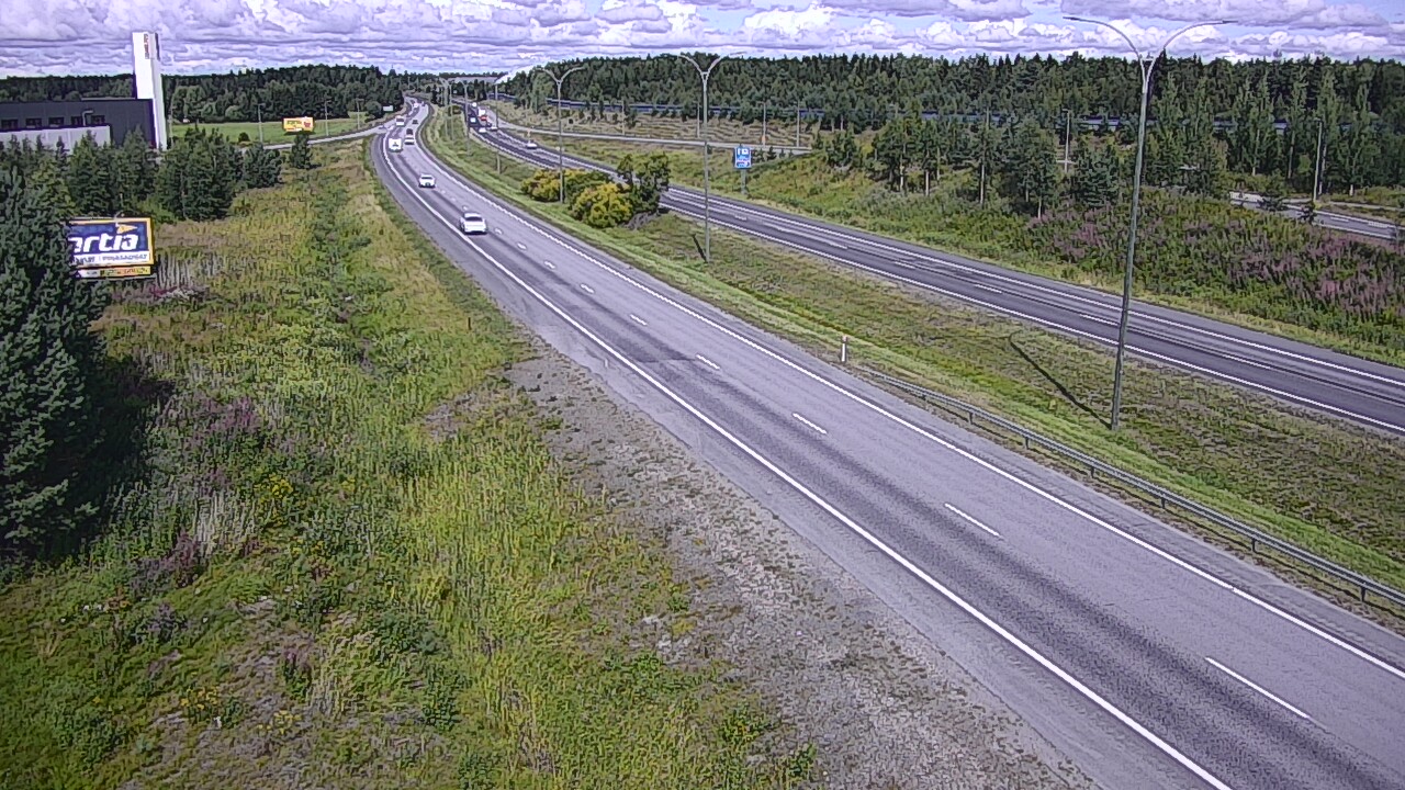 Weather Camera Image Road 4 Kempele, Zatelliitti, Oulu, Pohjois-Pohjanmaa