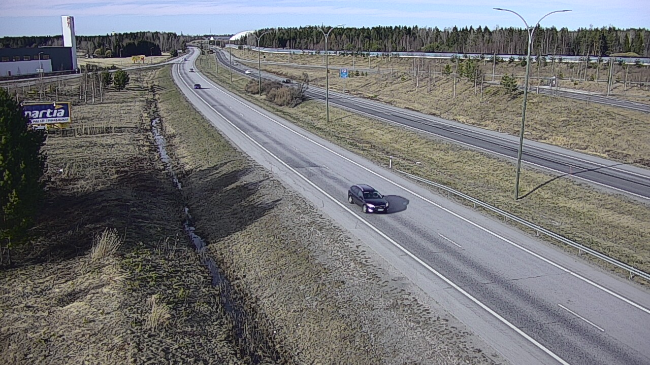 Weather Camera Image Väg 4 Kempele, Zatelliitti, Oulu, Pohjois-Pohjanmaa