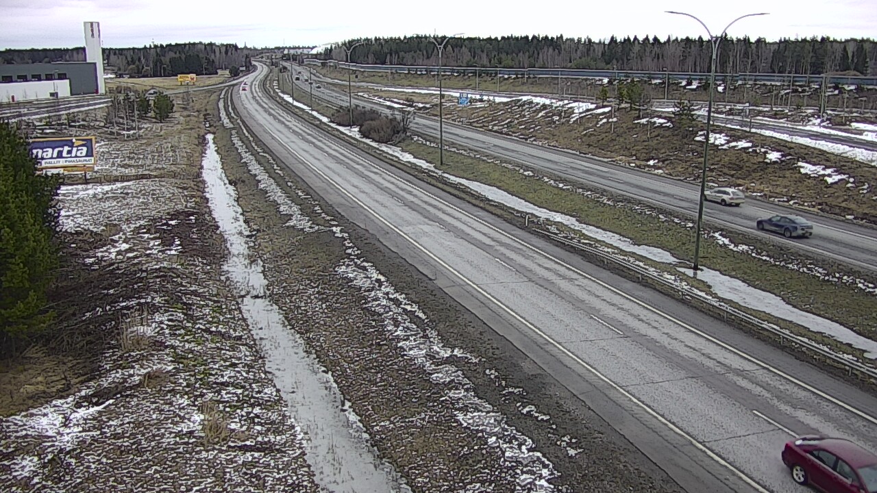 Weather Camera Image Road 4 Kempele, Zatelliitti, Oulu, Pohjois-Pohjanmaa