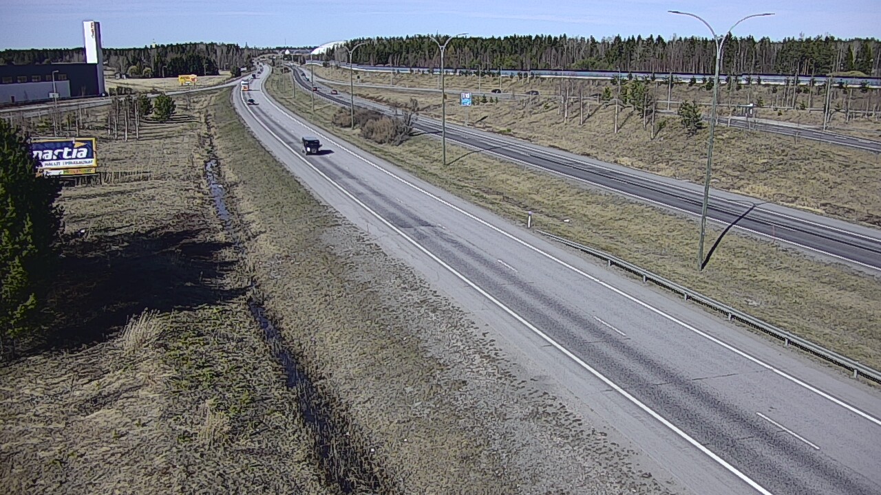 Weather Camera Image Väg 4 Kempele, Zatelliitti, Oulu, Pohjois-Pohjanmaa