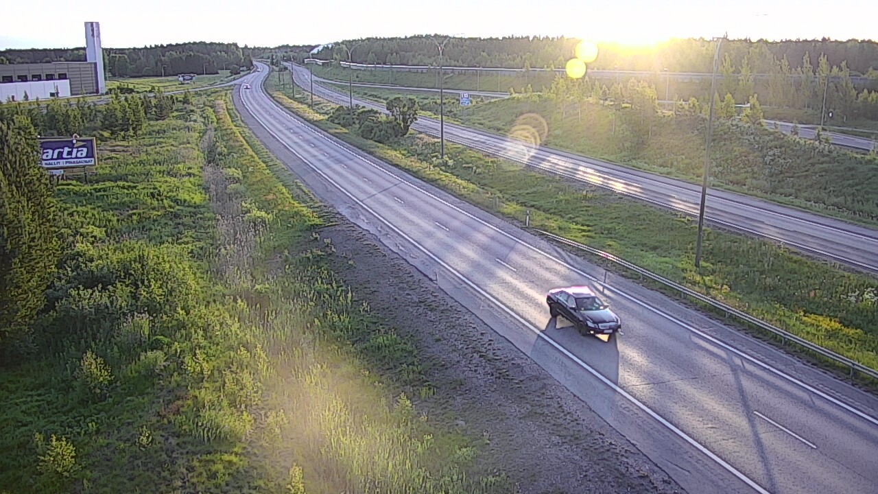 Weather Camera Image Road 4 Kempele, Zatelliitti, Oulu, Pohjois-Pohjanmaa