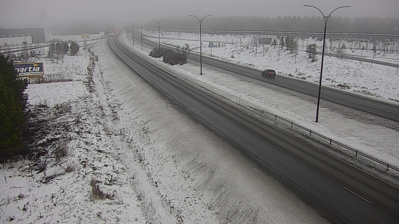 Weather Camera Image Road 4 Kempele, Zatelliitti, Oulu, Pohjois-Pohjanmaa