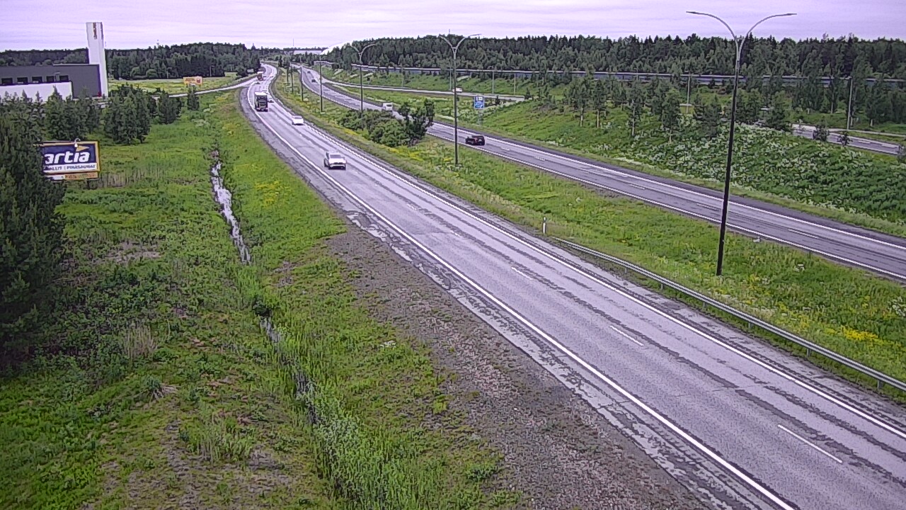 Kelikamerat Kuva Tie 4 Kempele, Zatelliitti, Oulu, Pohjois-Pohjanmaa