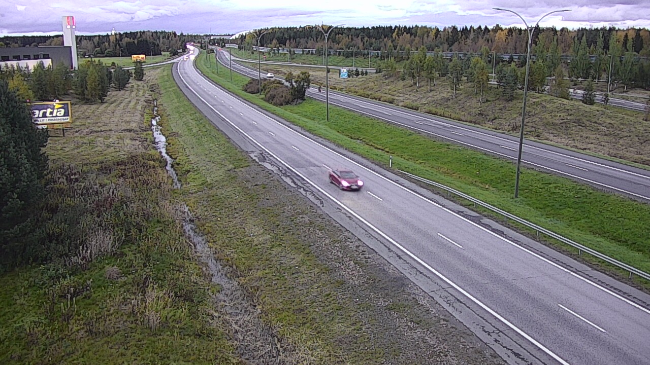 Weather Camera Image Road 4 Kempele, Zatelliitti, Oulu, Pohjois-Pohjanmaa