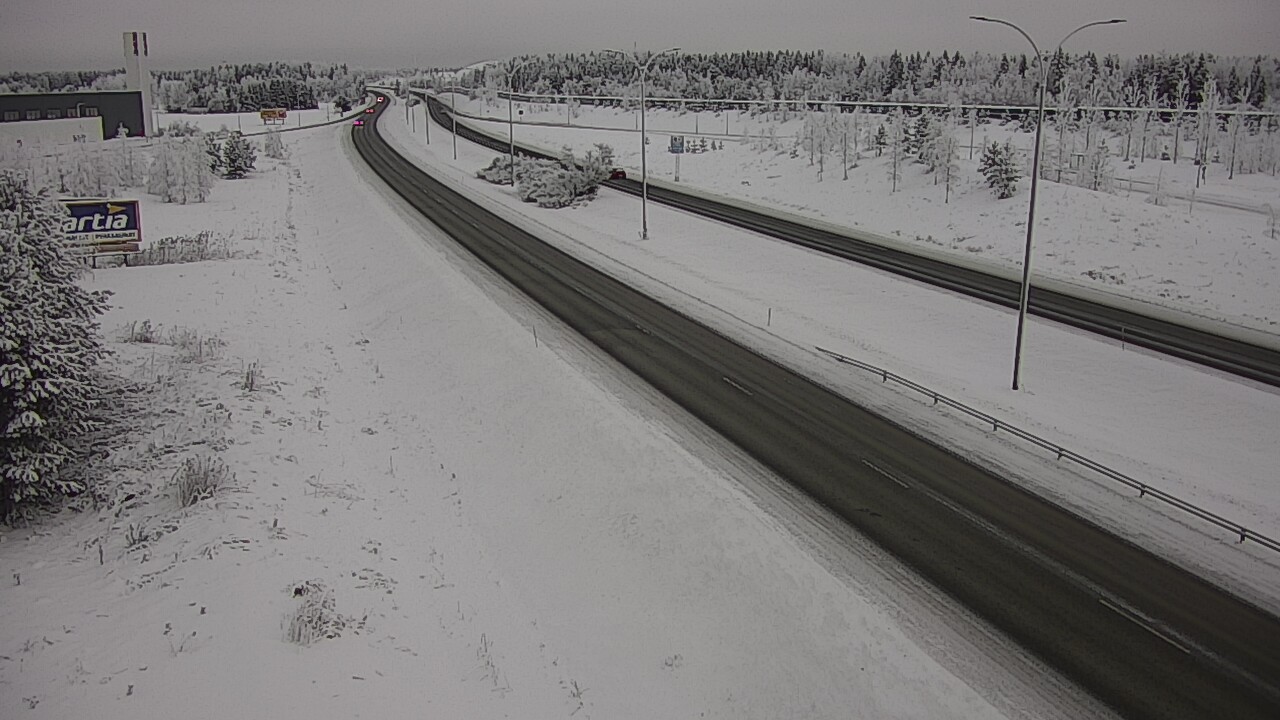 Kelikamerat Kuva Tie 4 Kempele, Zatelliitti, Oulu, Pohjois-Pohjanmaa