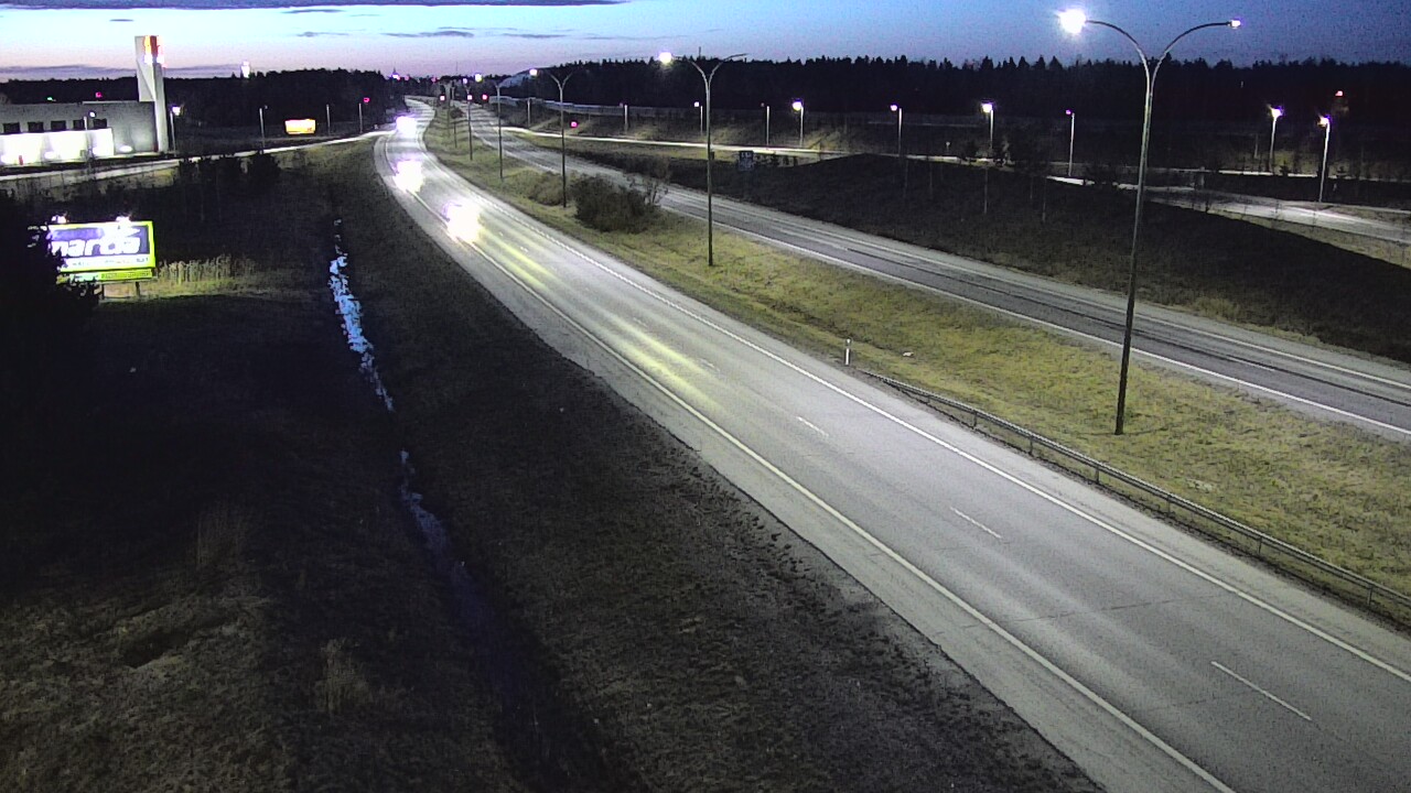 Weather Camera Image Väg 4 Kempele, Zatelliitti, Oulu, Pohjois-Pohjanmaa