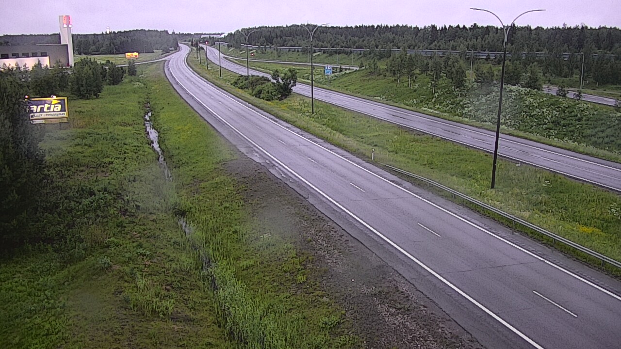 Kelikamerat Kuva Tie 4 Kempele, Zatelliitti, Oulu, Pohjois-Pohjanmaa
