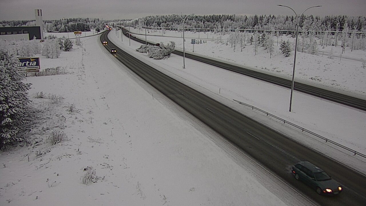 Kelikamerat Kuva Tie 4 Kempele, Zatelliitti, Oulu, Pohjois-Pohjanmaa