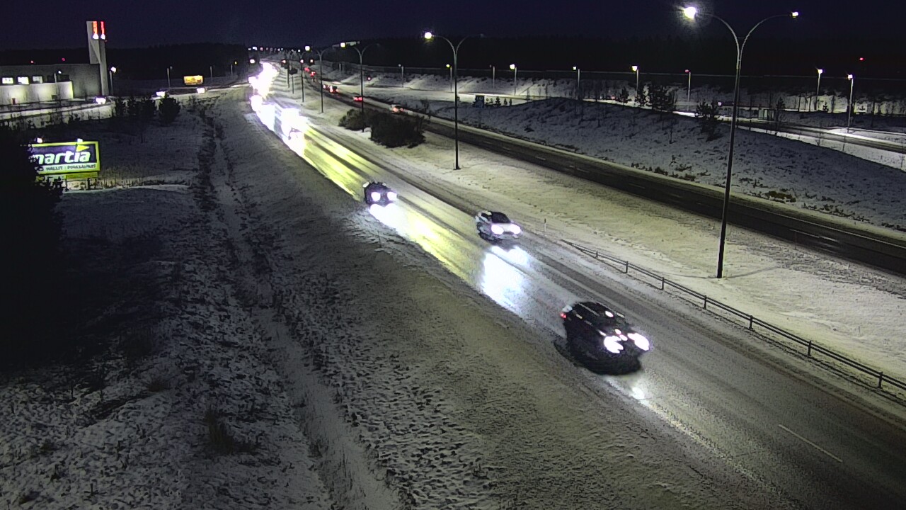 Weather Camera Image Road 4 Kempele, Zatelliitti, Oulu, Pohjois-Pohjanmaa