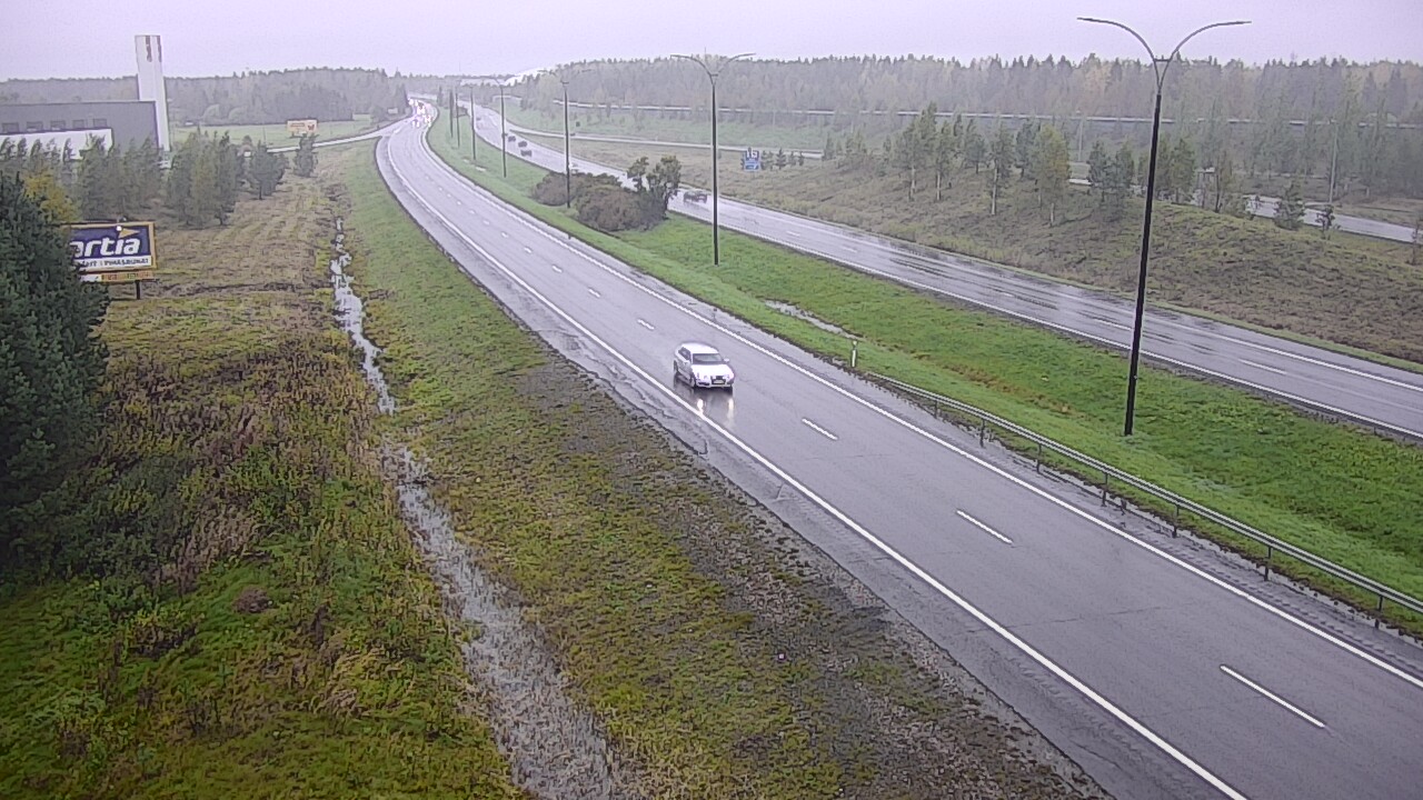 Weather Camera Image Väg 4 Kempele, Zatelliitti, Oulu, Pohjois-Pohjanmaa