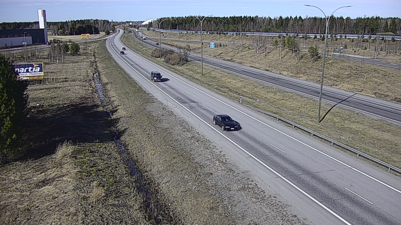 Weather Camera Image Väg 4 Kempele, Zatelliitti, Oulu, Pohjois-Pohjanmaa