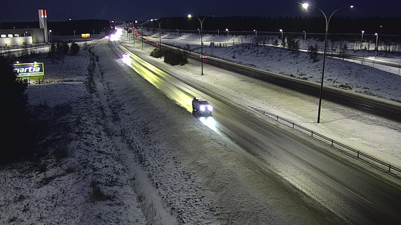 Weather Camera Image Road 4 Kempele, Zatelliitti, Oulu, Pohjois-Pohjanmaa