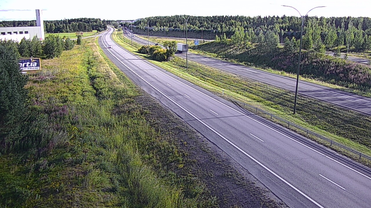 Kelikamerat Kuva Tie 4 Kempele, Zatelliitti, Oulu, Pohjois-Pohjanmaa