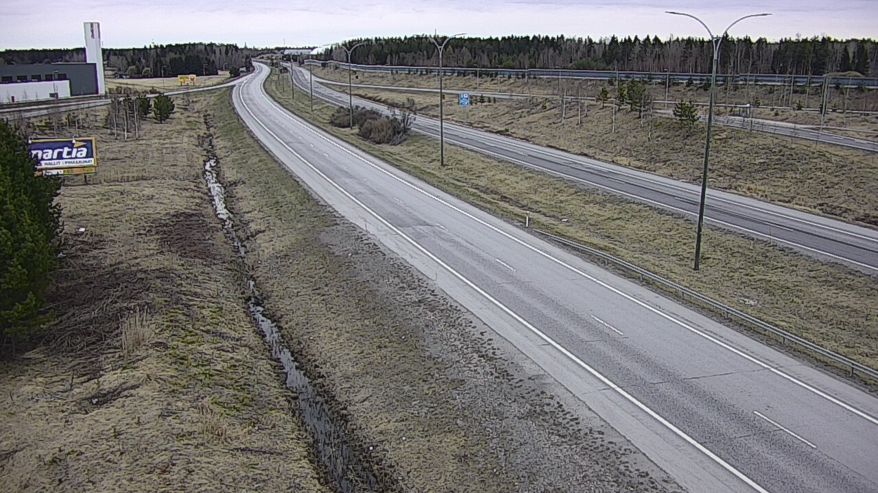 Weather Camera Image Road 4 Kempele, Zatelliitti, Oulu, Pohjois-Pohjanmaa