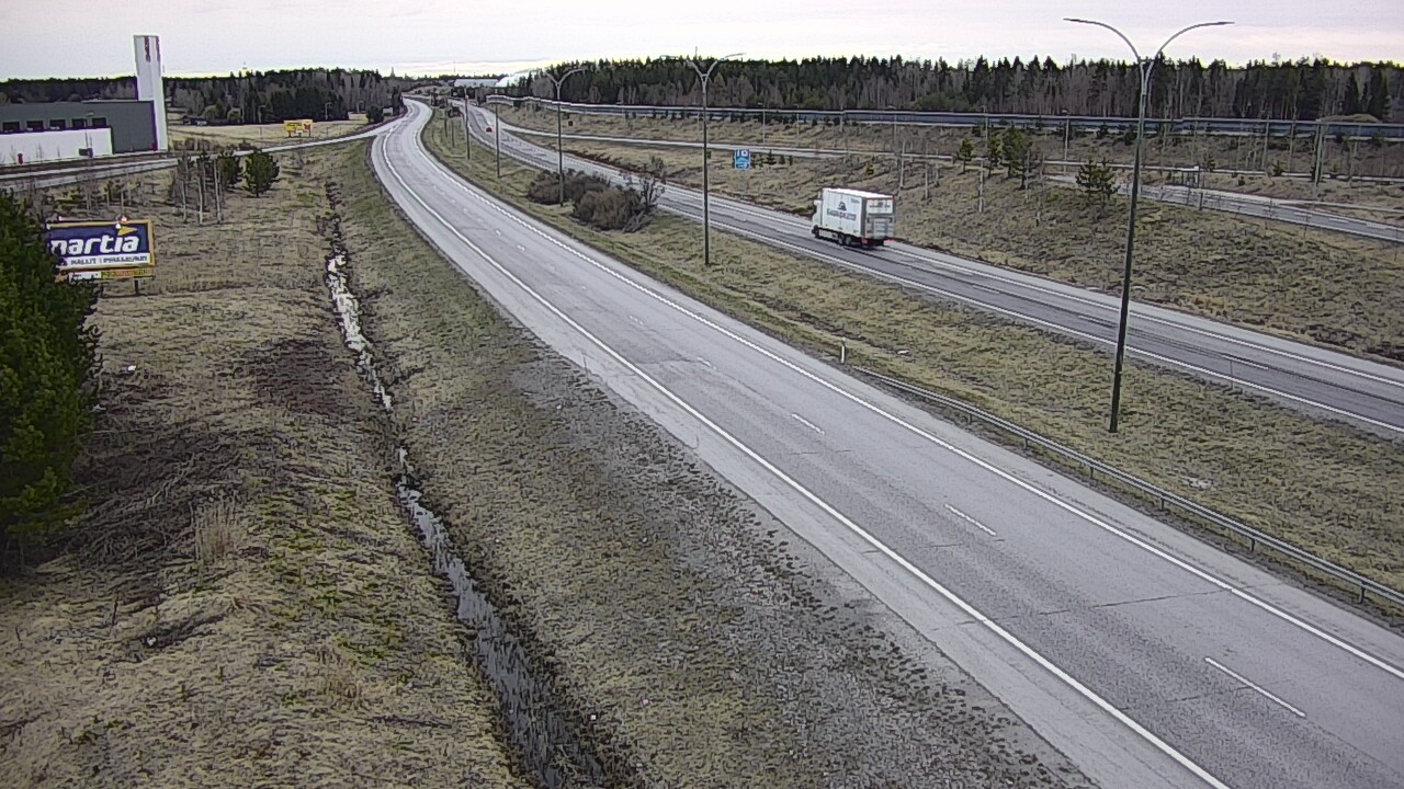 Weather Camera Image Road 4 Kempele, Zatelliitti, Oulu, Pohjois-Pohjanmaa