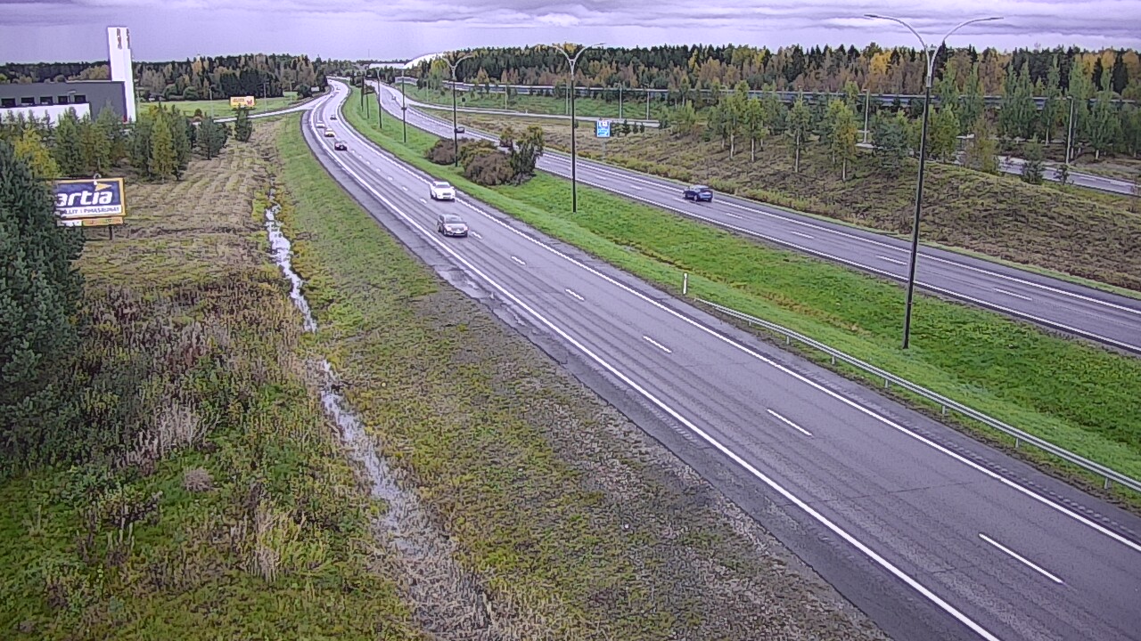 Weather Camera Image Road 4 Kempele, Zatelliitti, Oulu, Pohjois-Pohjanmaa