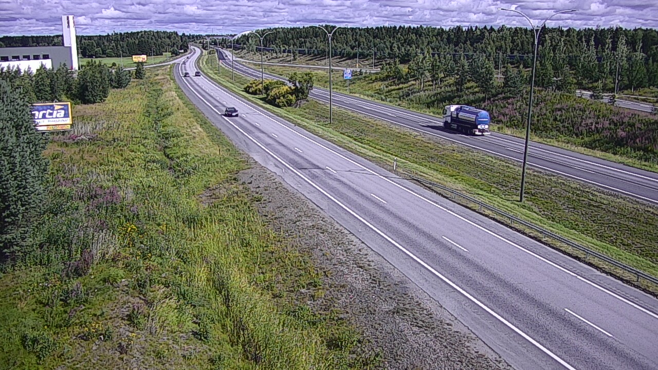 Kelikamerat Kuva Tie 4 Kempele, Zatelliitti, Oulu, Pohjois-Pohjanmaa