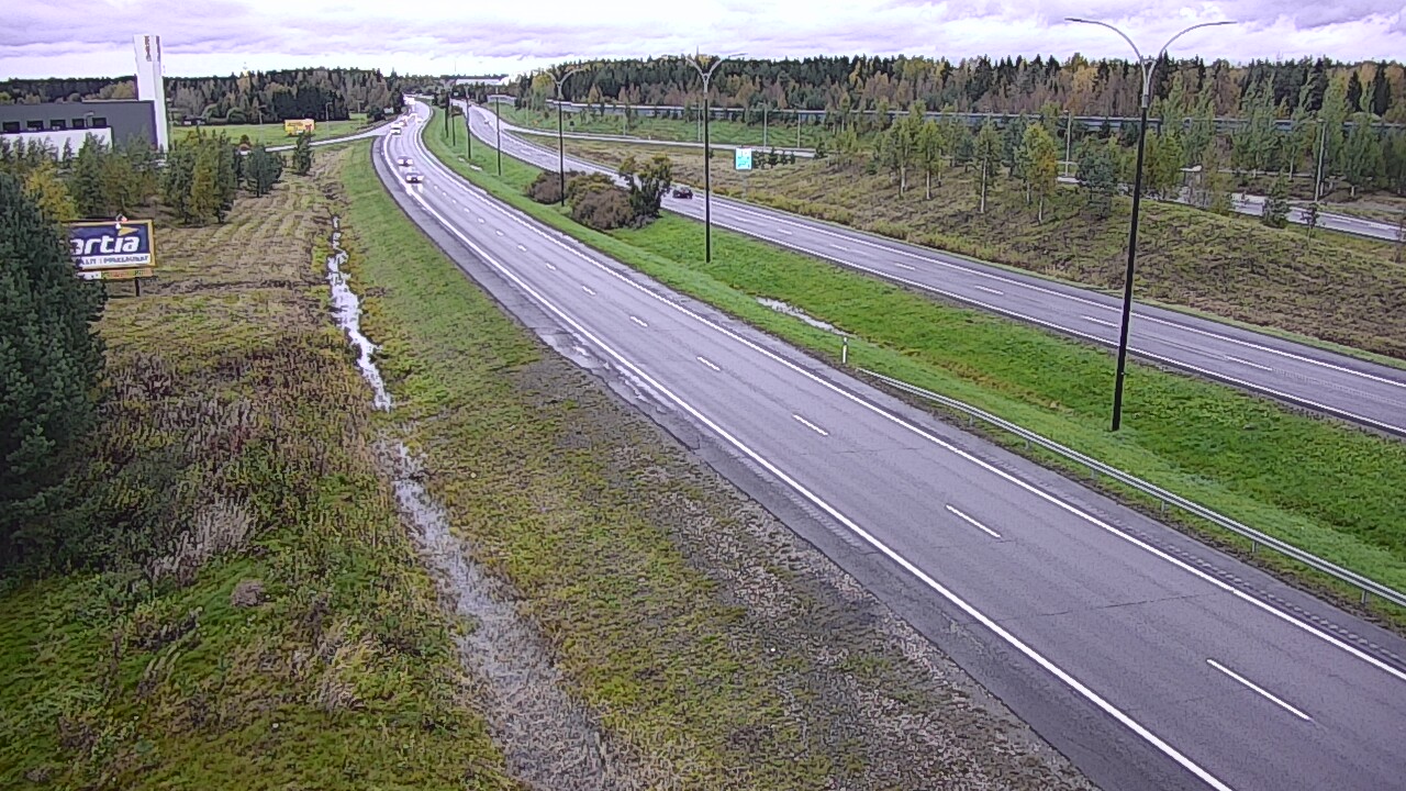 Weather Camera Image Väg 4 Kempele, Zatelliitti, Oulu, Pohjois-Pohjanmaa