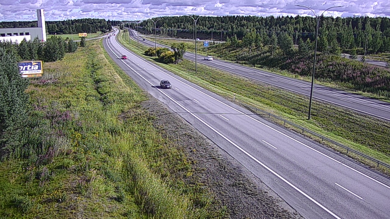 Weather Camera Image Väg 4 Kempele, Zatelliitti, Oulu, Pohjois-Pohjanmaa