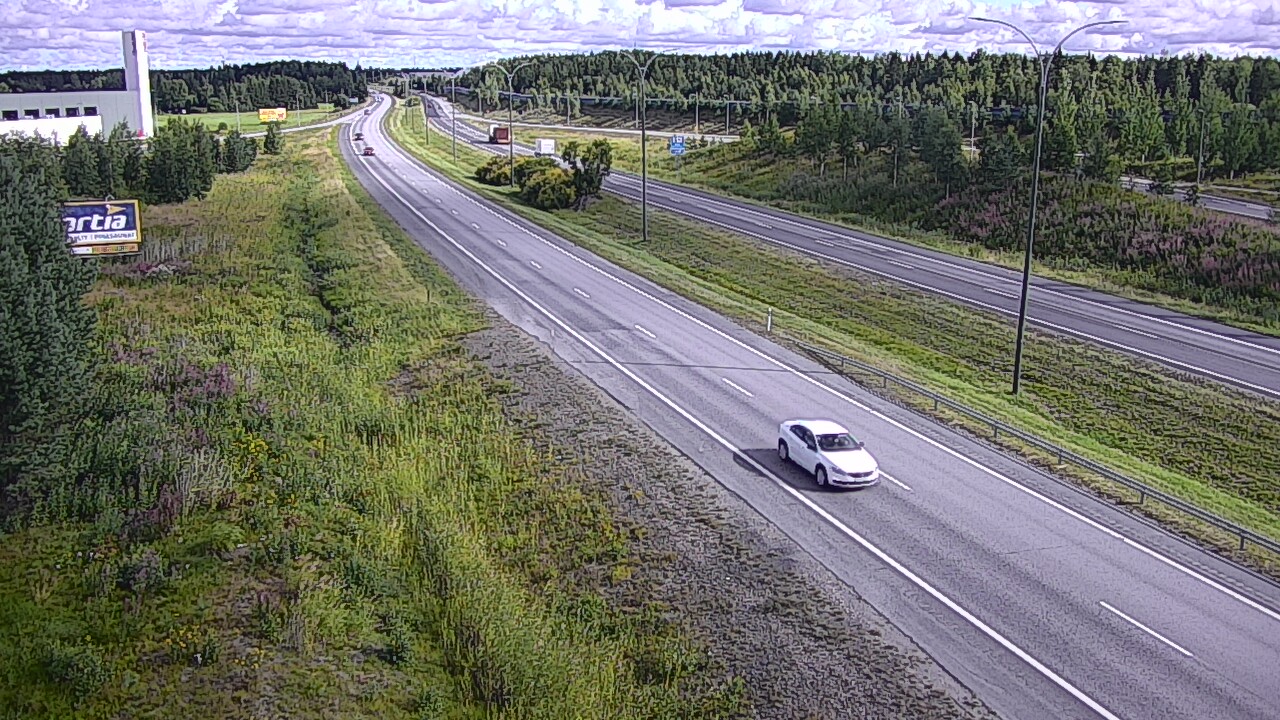 Weather Camera Image Väg 4 Kempele, Zatelliitti, Oulu, Pohjois-Pohjanmaa