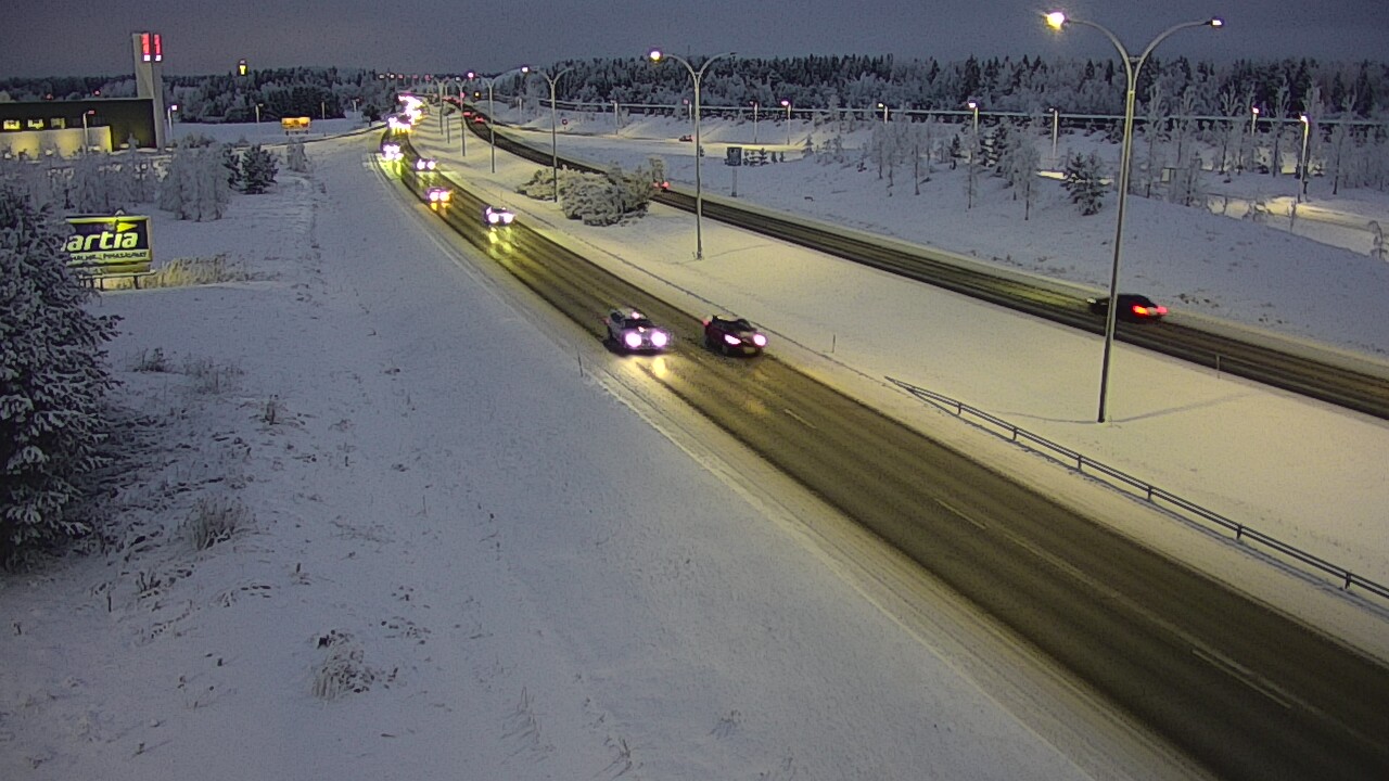 Kelikamerat Kuva Tie 4 Kempele, Zatelliitti, Oulu, Pohjois-Pohjanmaa