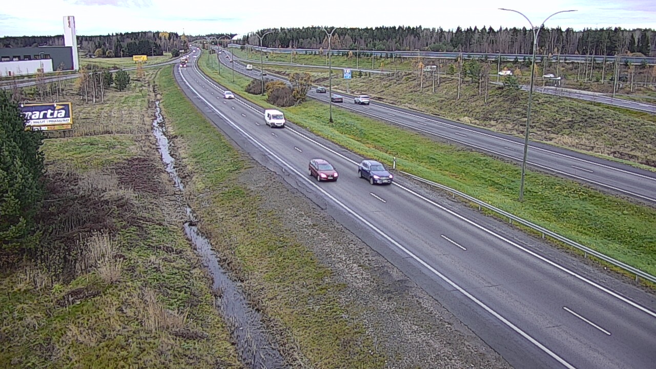 Kelikamerat Kuva Tie 4 Kempele, Zatelliitti, Oulu, Pohjois-Pohjanmaa