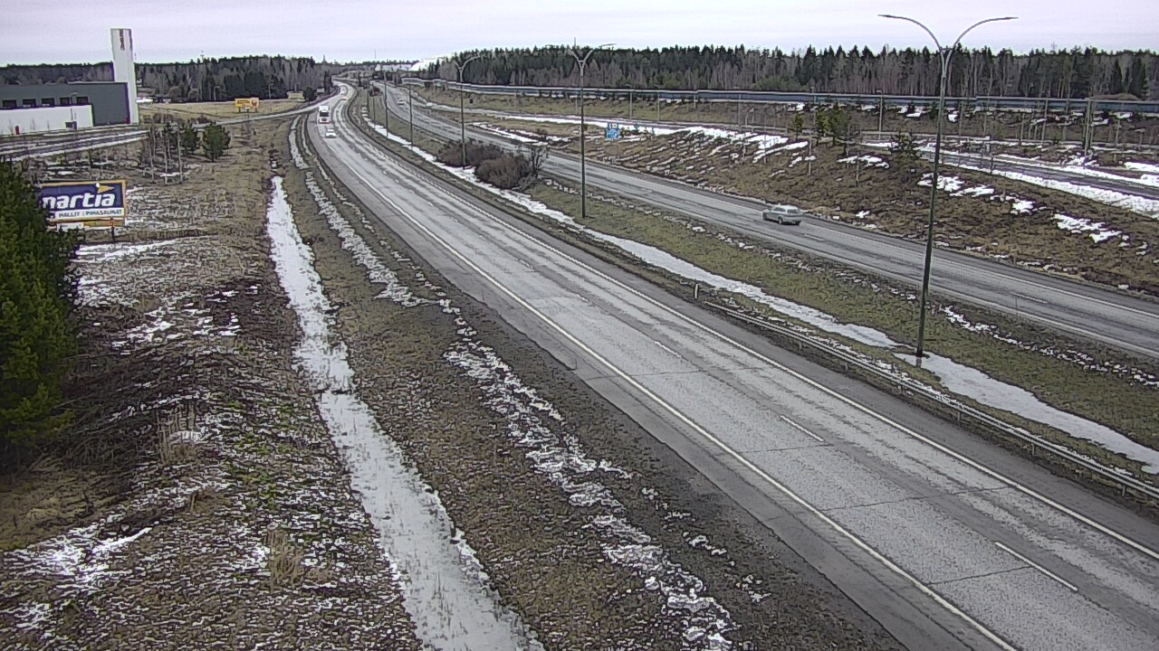 Weather Camera Image Road 4 Kempele, Zatelliitti, Oulu, Pohjois-Pohjanmaa