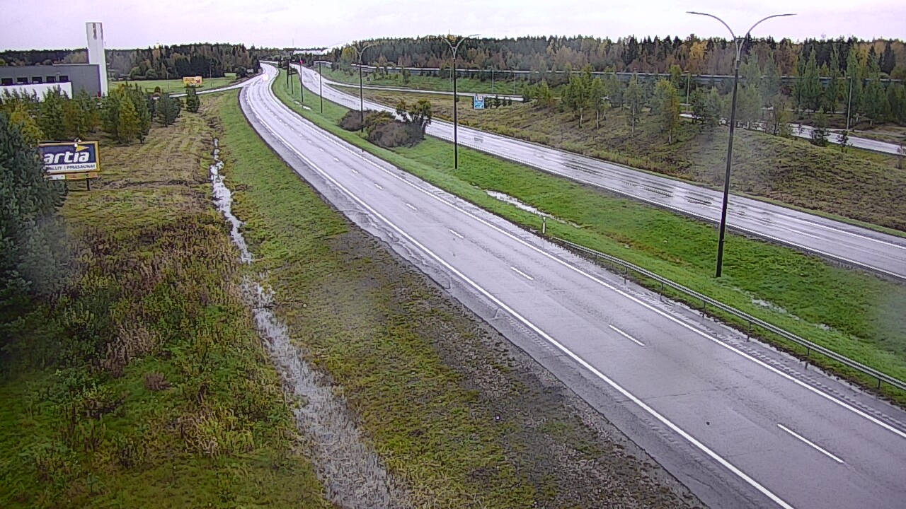 Weather Camera Image Road 4 Kempele, Zatelliitti, Oulu, Pohjois-Pohjanmaa