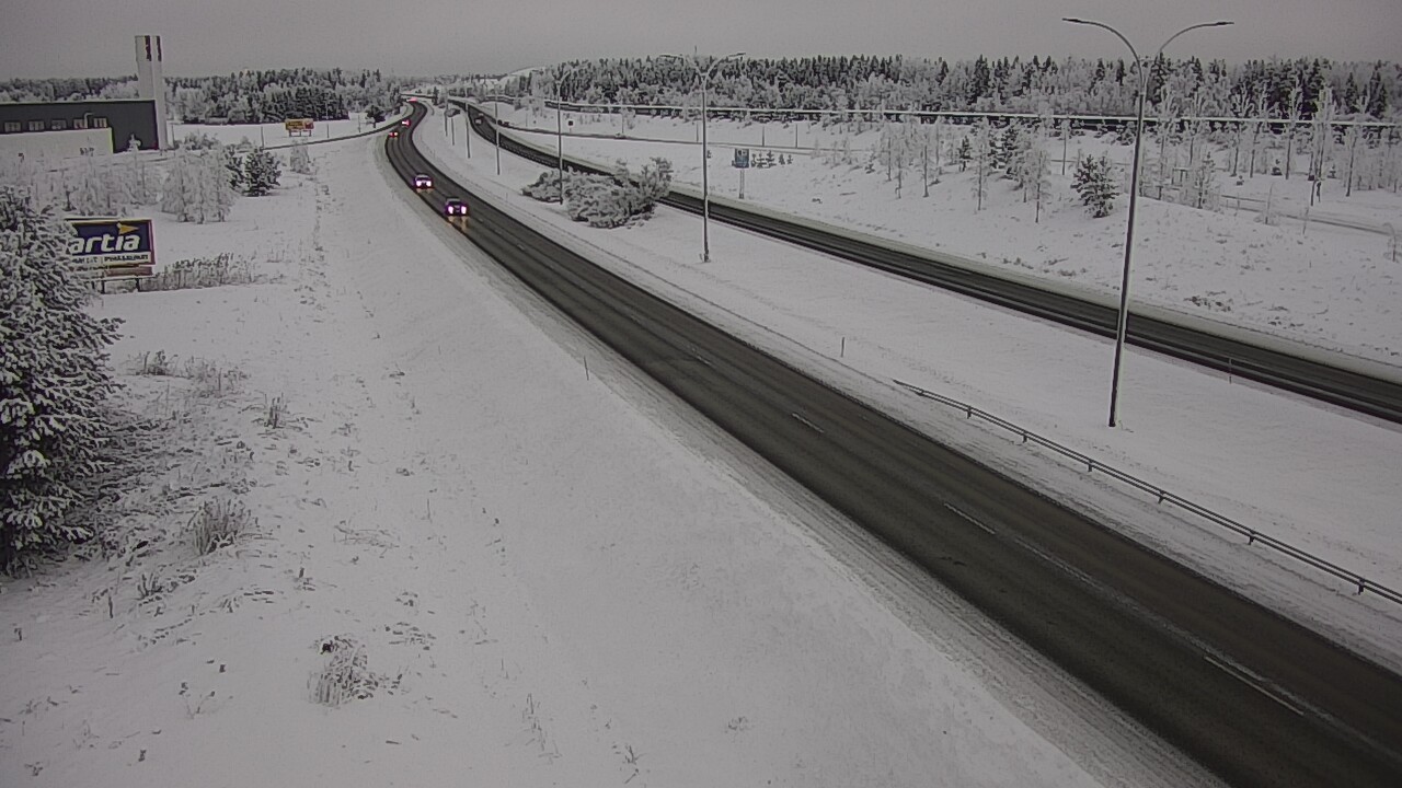 Kelikamerat Kuva Tie 4 Kempele, Zatelliitti, Oulu, Pohjois-Pohjanmaa